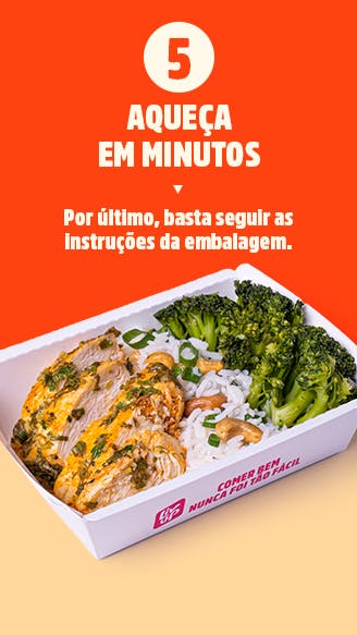 5. Aqueça em minutos